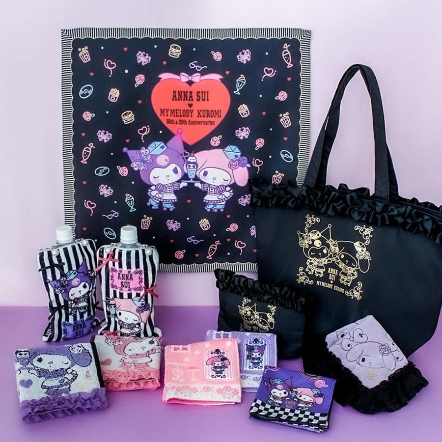 ANNA SUI × マイメロ&クロミ コラボ トートバッグ ANNA SUI（アナスイ） × マイメロディ クロミ トートバッグ 限定コラボ