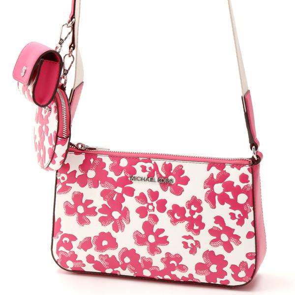 JET SET TRAVEL シークイン フローラルプリント クロスボディ ウィズ