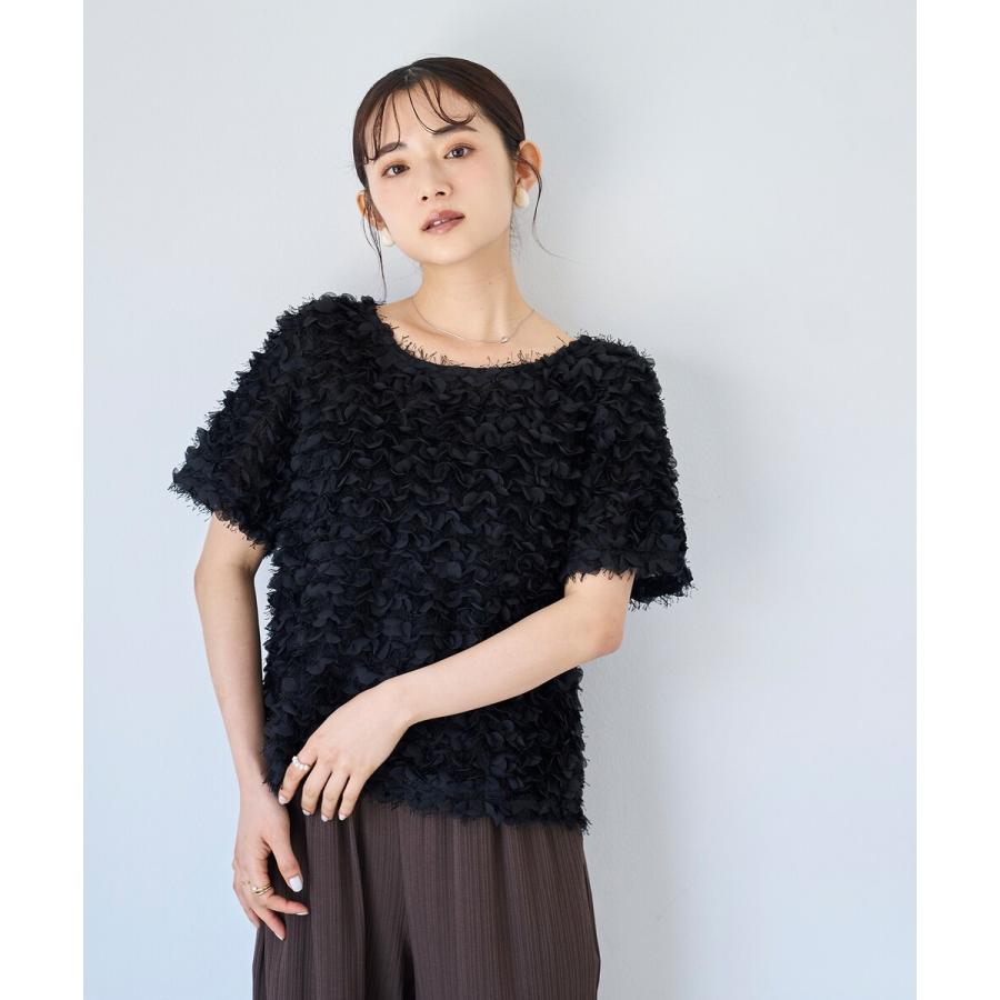 mil (ミル)】チュールフリル シアークロップドトップス : マルイ(丸井