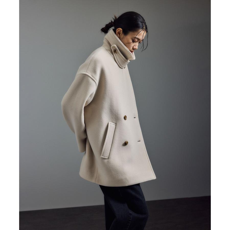 【WEB限定】MANTECOウールPコート　ベージュ　36サイズ 追加＞【WEB限定】MANTECOウールPコート : マルイ(丸井)Yahoo!店