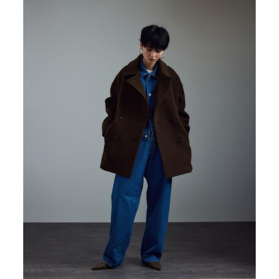 [期間限定価格]MANTECOウールPコート　ブラウンＳ サロン アダム エ ロペ SALON adam et rope' 【WEB限定】MANTECOウール