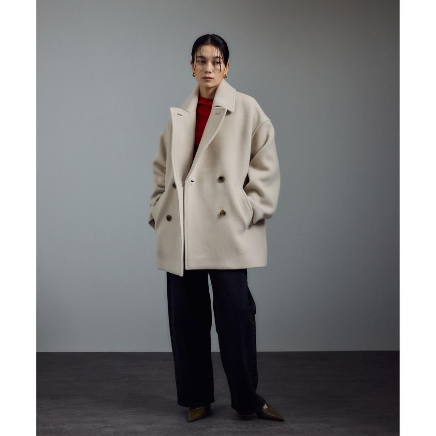 【WEB限定】MANTECOウールPコート　ベージュ　36サイズ 追加＞【WEB限定】MANTECOウールPコート : マルイ(丸井)Yahoo!店