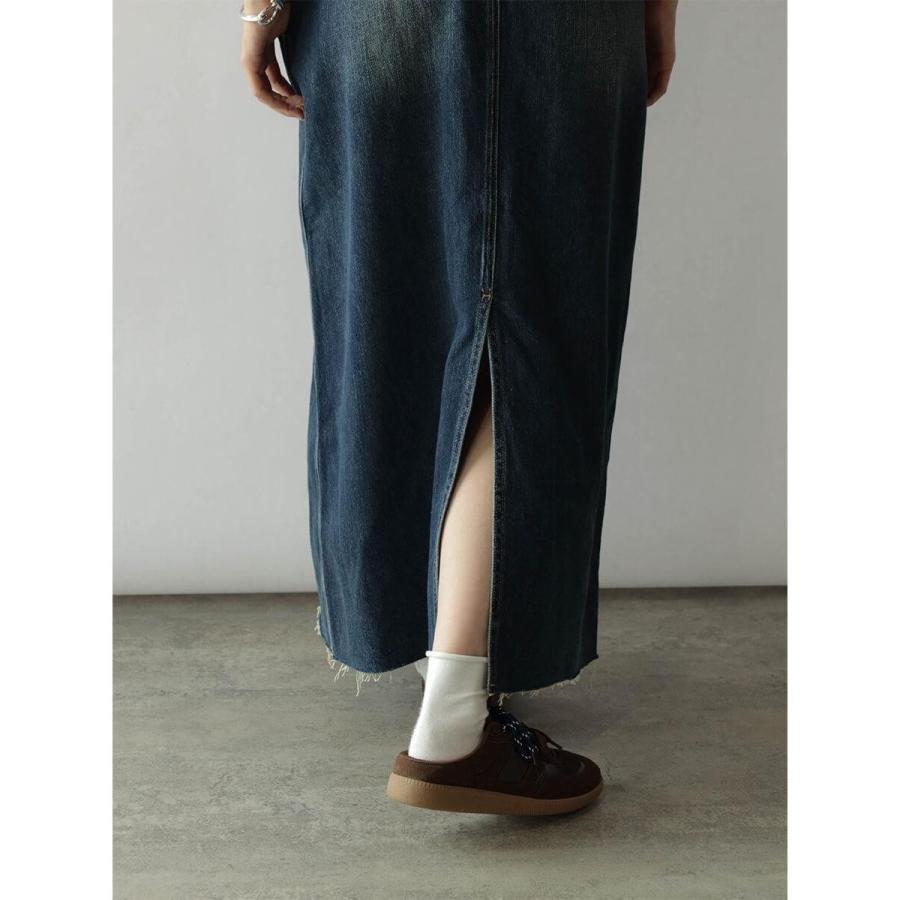 RADIATE（ラディエイト） アシメフロントデニムジャンパースカート