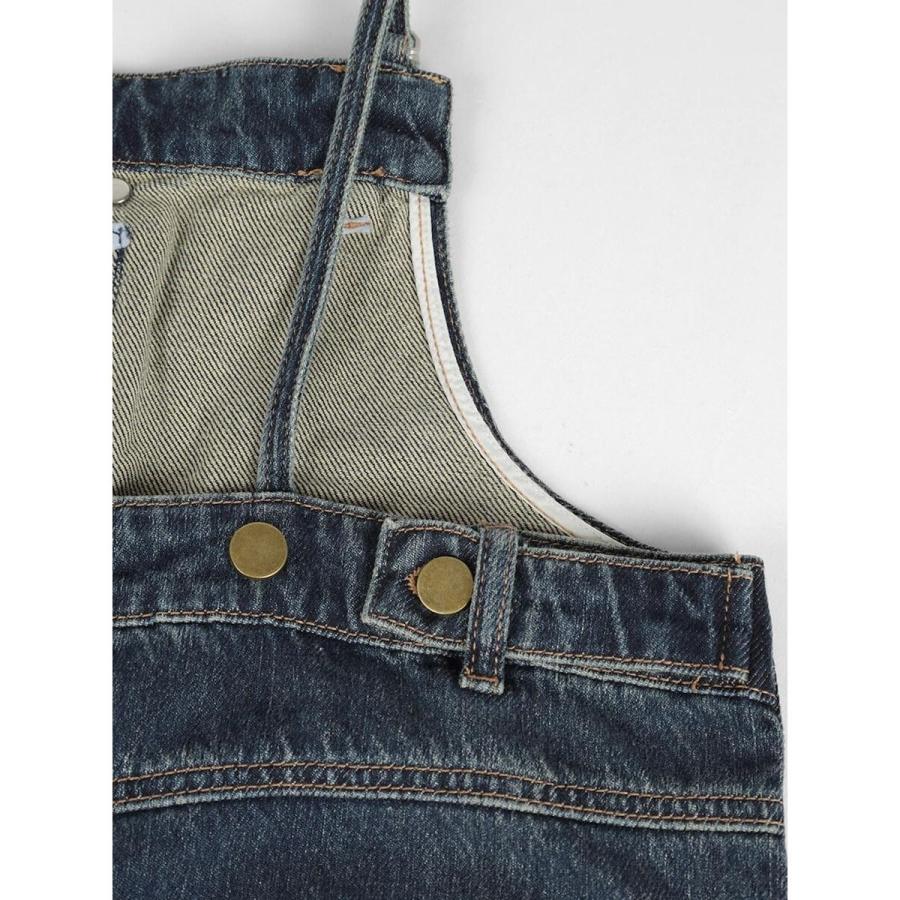 RADIATE（ラディエイト） アシメフロントデニムジャンパースカート