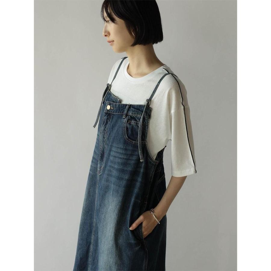 RADIATE（ラディエイト） アシメフロントデニムジャンパースカート