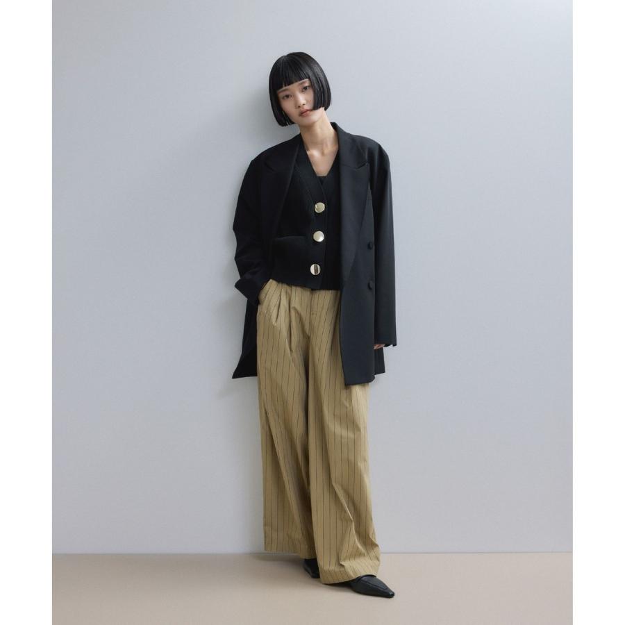 ADAM ET ROPÉ FEMME ウェーブボタンVネックニットジレ ADAM ET ROPÉ FEMME(アダム エ ロペ ファム) / 【WEB限定