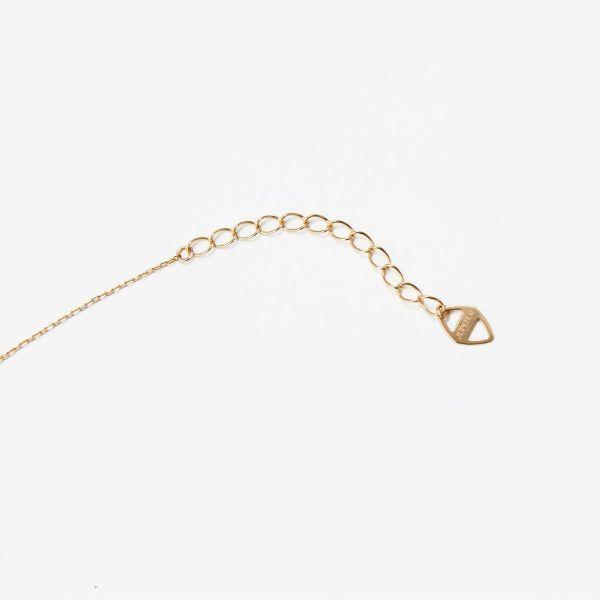 ジュピター 【K10】ハートモチーフ天然石ネックレス/オニキス/＜全長約