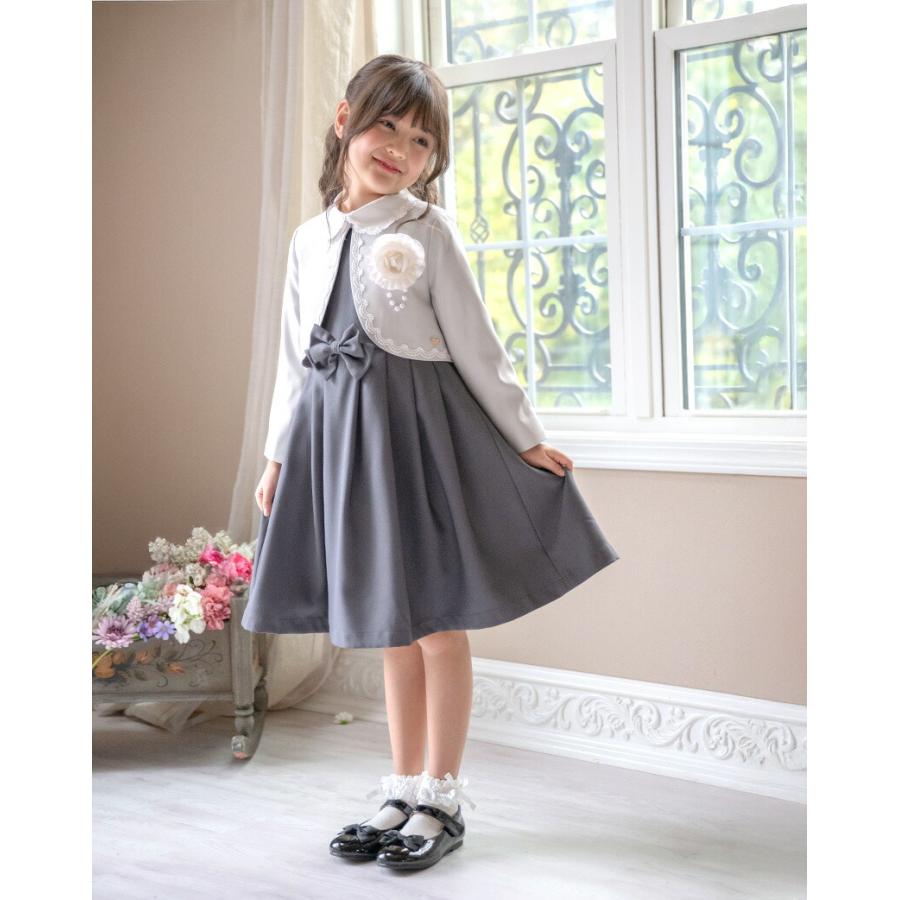 Catherine Cottage 丸襟ワンピースとボレロのアンサンブル