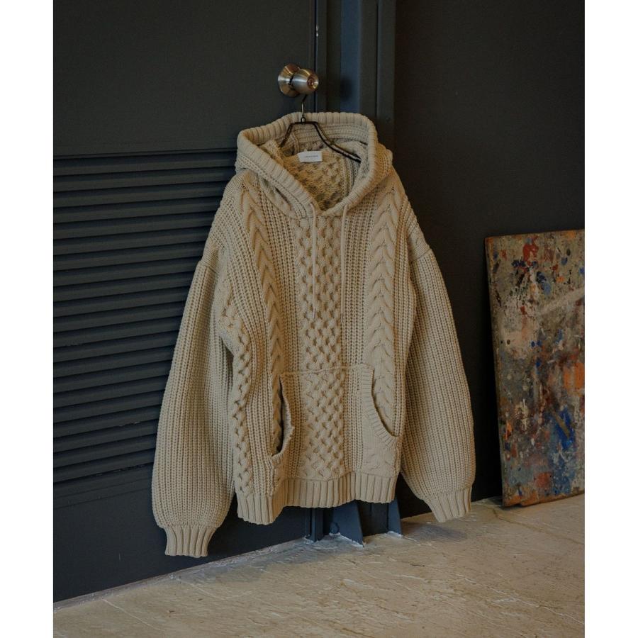 ADAM ET ROPE'（アダムエロペ） 【WEB限定】ボリュームケーブル ニット