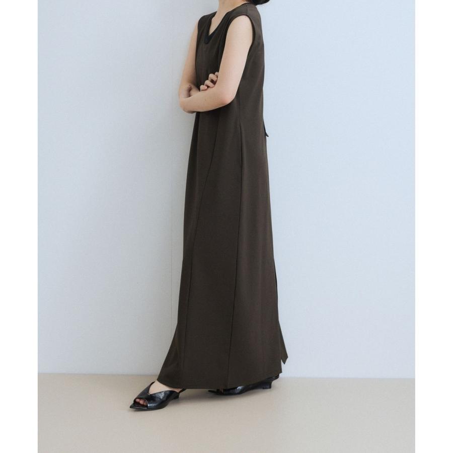 ADAM ET ROPE' 【WEB限定】バイカラーノースリーブワンピース : マルイ