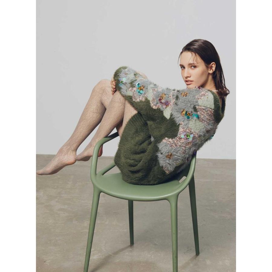 COEL（コエル） 花柄ビジューシャギーカーディガン : マルイ(丸井