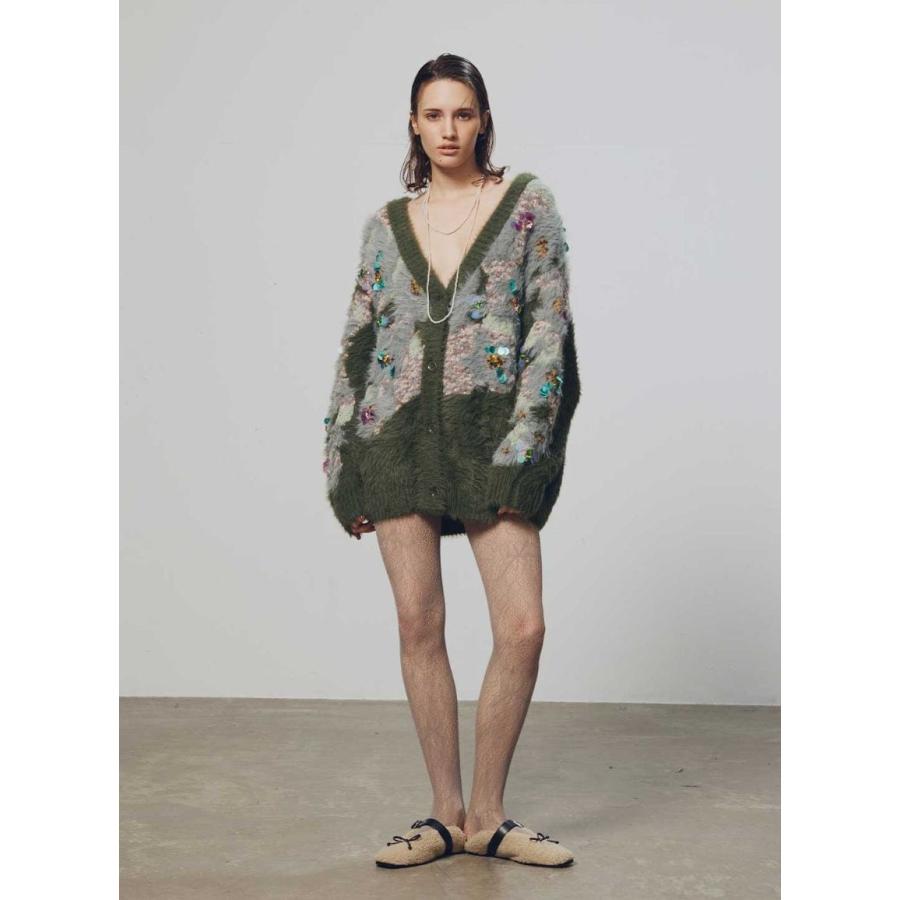 COEL（コエル） 花柄ビジューシャギーカーディガン : マルイ(丸井