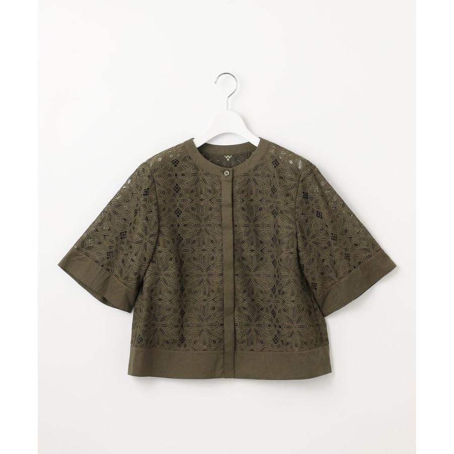 自由区（ジユウク） フラワータイルレース ブラウス : マルイ(丸井