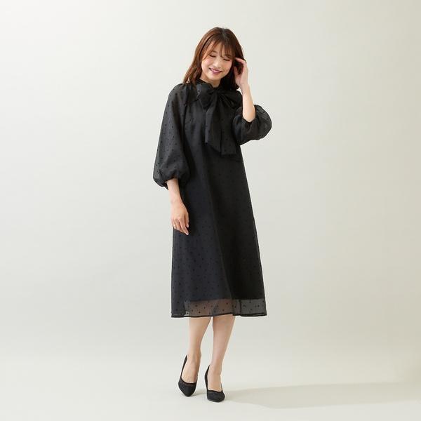 Rose Tiara（ローズティアラ） オーガンジーフロッキードットリボン