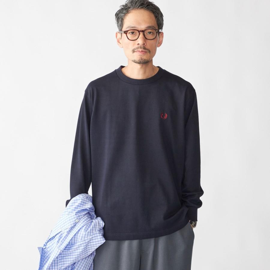 SHIPS（シップス） 【SHIPS別注】FRED PERRY: ピケ ロングスリーブ T
