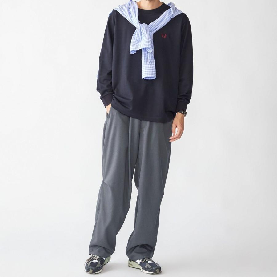 【SHIPS別注】FRED PERRY: ピケ ロングスリーブ T シャツ SHIPS（シップス） 【SHIPS別注】FRED PERRY: ピケ ロングスリーブ T