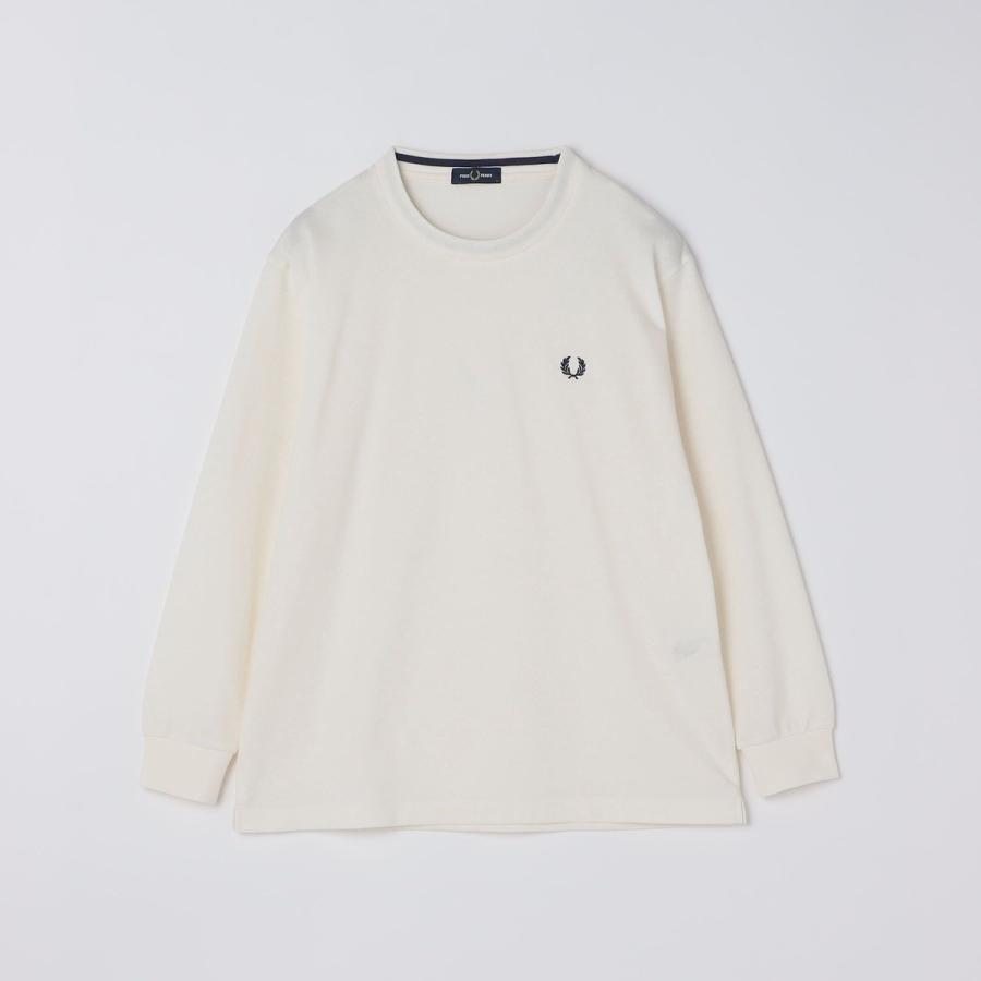 【SHIPS別注】FRED PERRY: ピケ ロングスリーブ T シャツ SHIPS（シップス） 【SHIPS別注】FRED PERRY: ピケ ロングスリーブ T