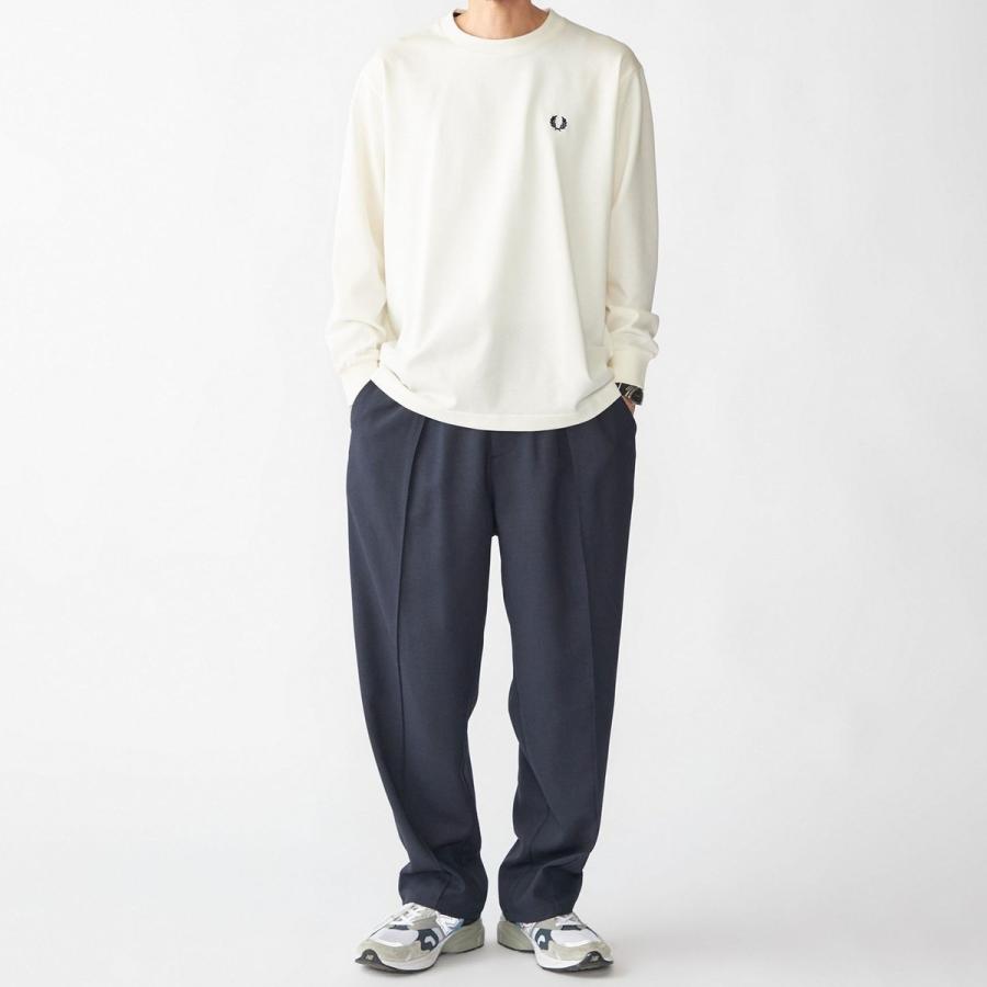 【SHIPS別注】FRED PERRY: ピケ ロングスリーブ T シャツ SHIPS（シップス） 【SHIPS別注】FRED PERRY: ピケ ロングスリーブ T