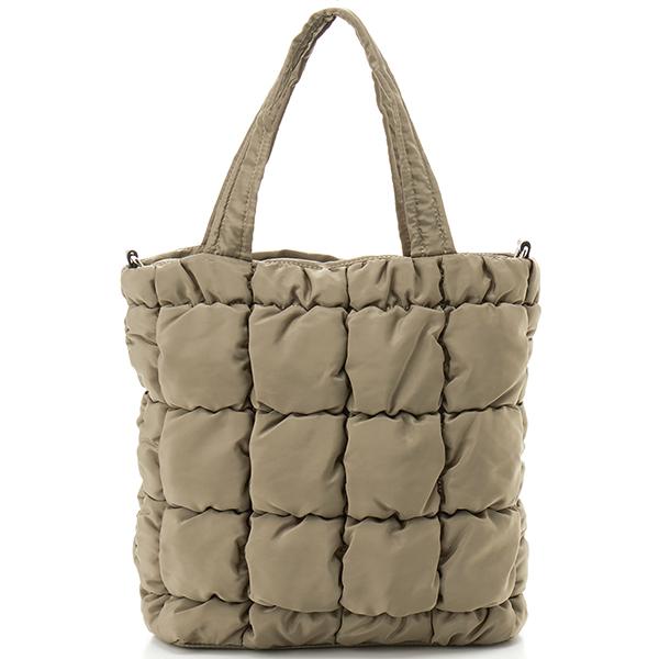 cache cache（カシュカシュ） cachecache / ゴムキルト2wayトート