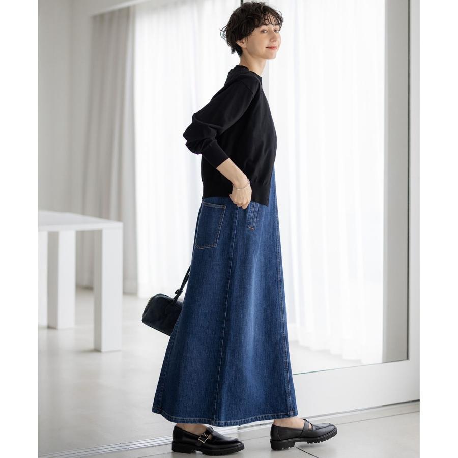 【RED CARD TOKYO×23区】デニム サロペット ワンピース 23区（ニジュウサンク） 【RED CARD TOKYO×23区】デニム サロペット