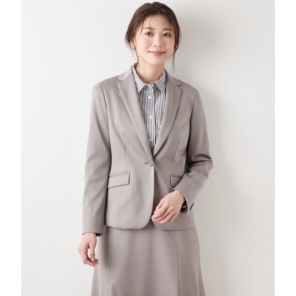 【ウォッシャブル】モクロディクリア ノッチドラペル1釦ジャケット