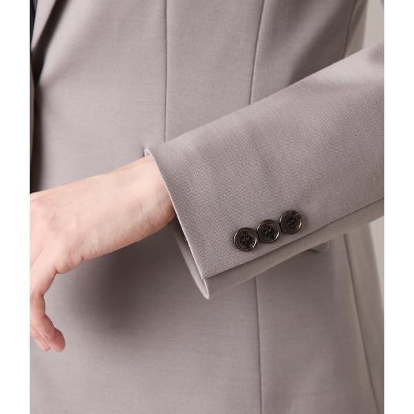 【ウォッシャブル】モクロディクリア ノッチドラペル1釦ジャケット