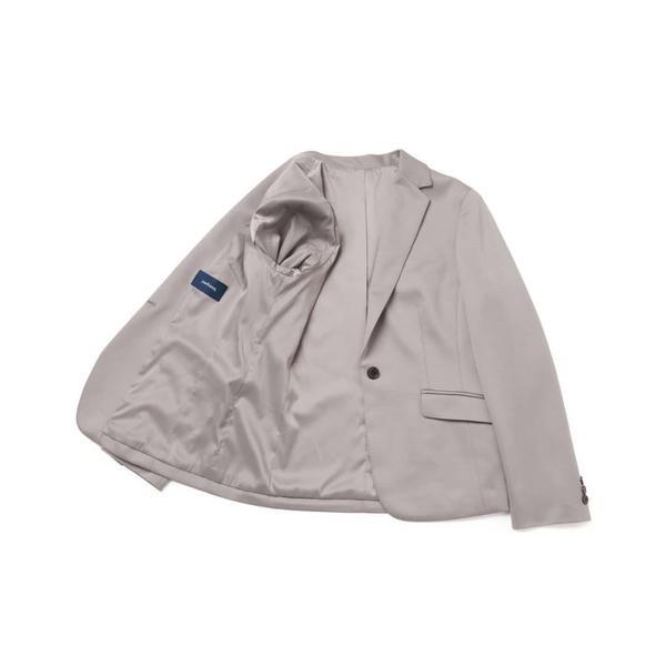 【ウォッシャブル】モクロディクリア ノッチドラペル1釦ジャケット