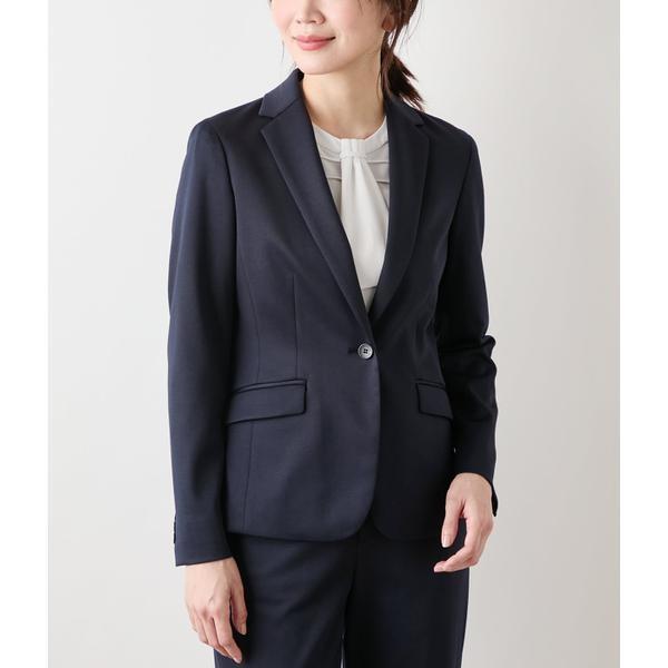 【ウォッシャブル】モクロディクリア ノッチドラペル1釦ジャケット