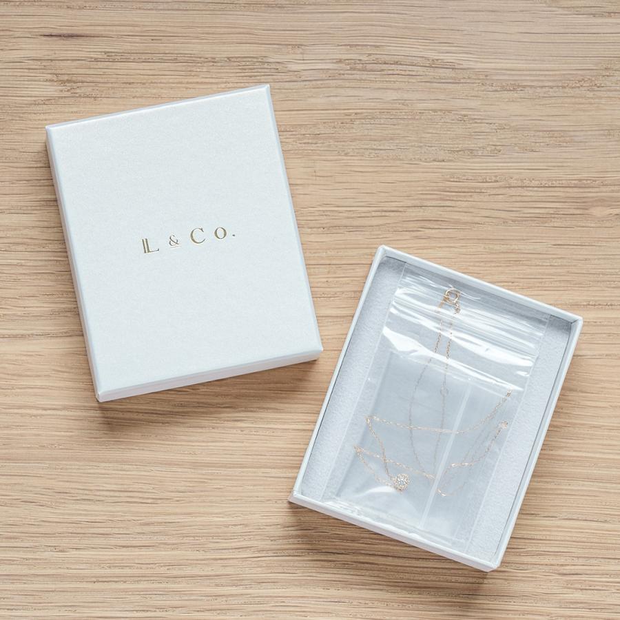 K10PGダイヤモンドネックレス0.05ctの画像