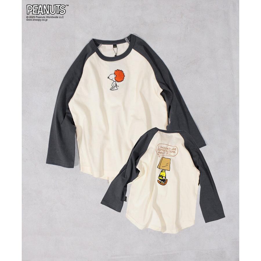 MARKEY'S（マーキーズ） 【PEANUTS】スヌーピーラグランロンT
