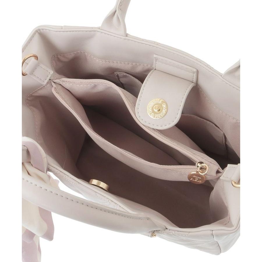 Maison de FLEUR（メゾンドフルール） スカーフ付きリボンキルティング