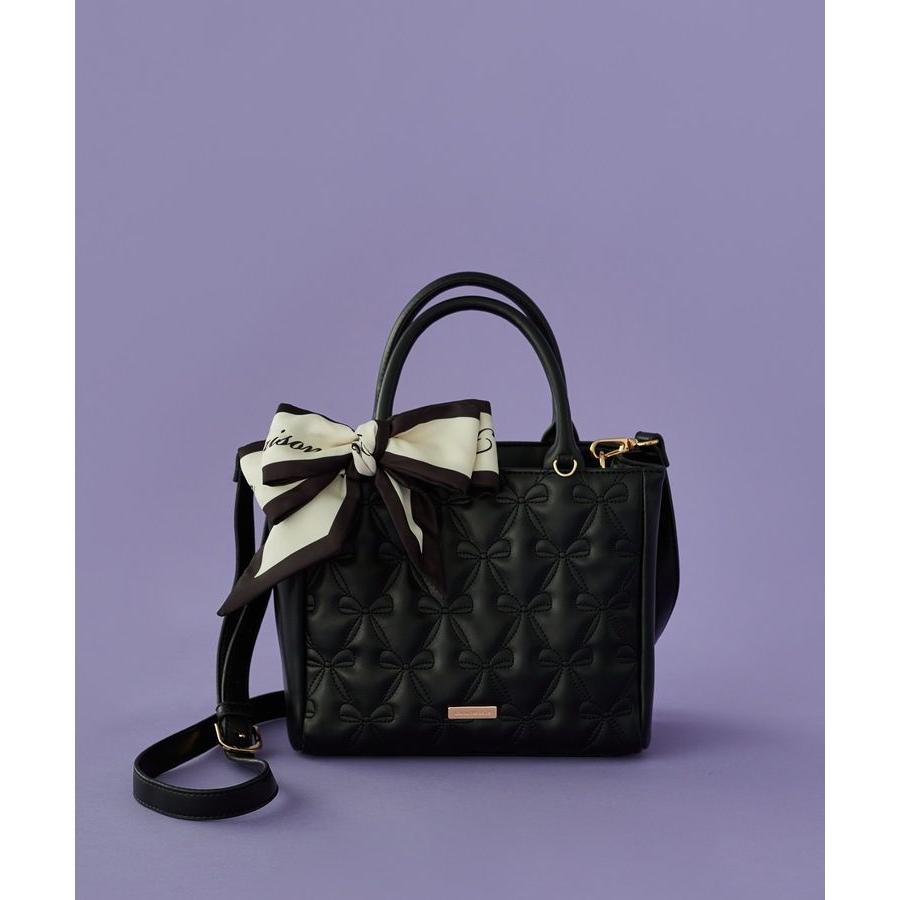 Maison de FLEUR（メゾンドフルール） スカーフ付きリボンキルティング
