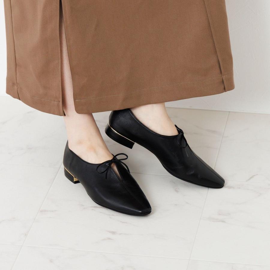 HIMIKO サッと履けるローヒール【卑弥呼25AW】【撥水】センター