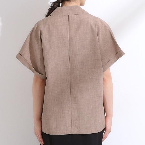 S-LL】さらりと着たい大人のための 麻調半袖ジャケット : マルイ(丸井