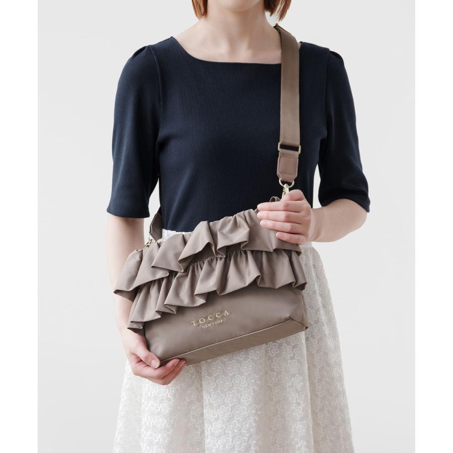 【超美品】TOCCA FRILL POCHETTE フリルポシェット ショルダー TOCCA（トッカ） 【美人百花掲載】【新色登場】FRILL POCHETTE