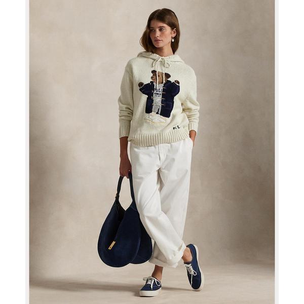 POLO RALPH LAUREN ポロベア ニット フーデッドセーター L POLO RALPH LAUREN（ポロ・ラルフローレン） パーカー Polo ベア