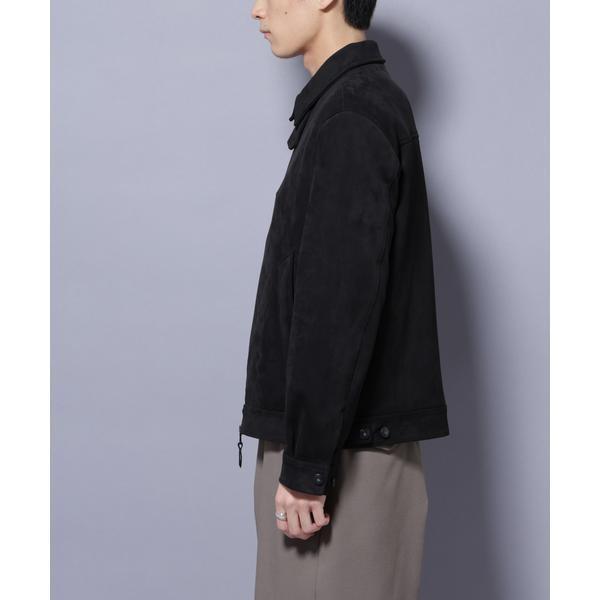 UNUSED スエードブルゾン ブラック フェイクスエードブルゾン : マルイ