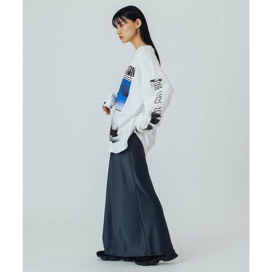 ROSE BUD（ローズバッド） OKIRAKU×ROSEBUD/GRAPHIC LONG SLEEVE TEE