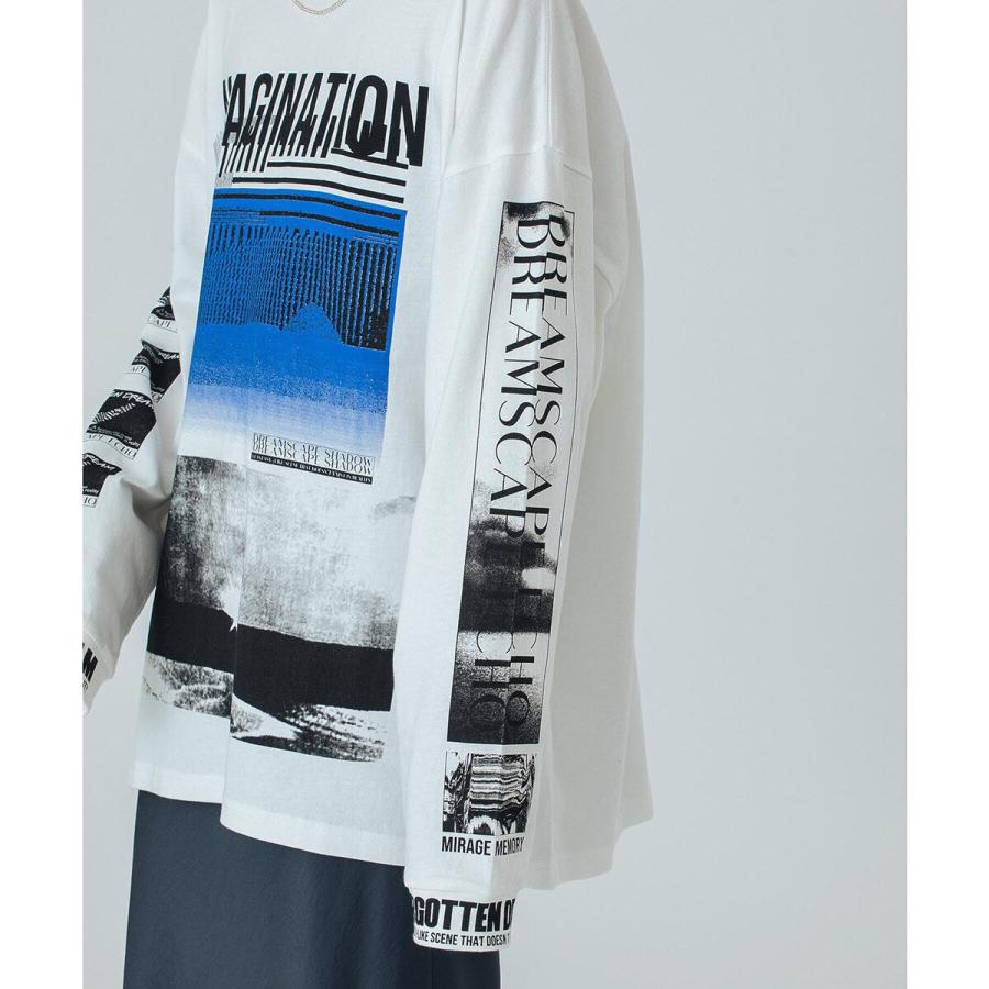 ROSE BUD（ローズバッド） OKIRAKU×ROSEBUD/GRAPHIC LONG SLEEVE TEE