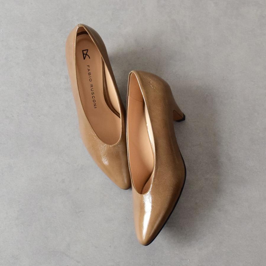 Fabio Rusconi◆5.6cmヒール◆コーンヒールポインテッドトウパンプス_2