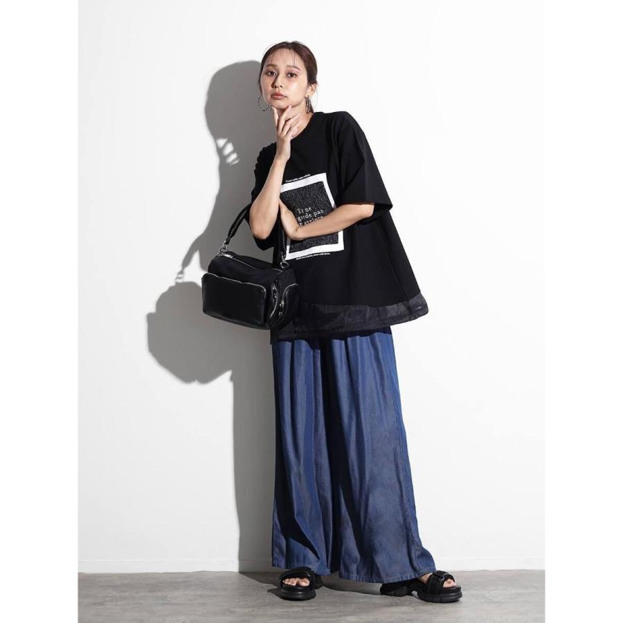 ツイードパッチプルオーバー