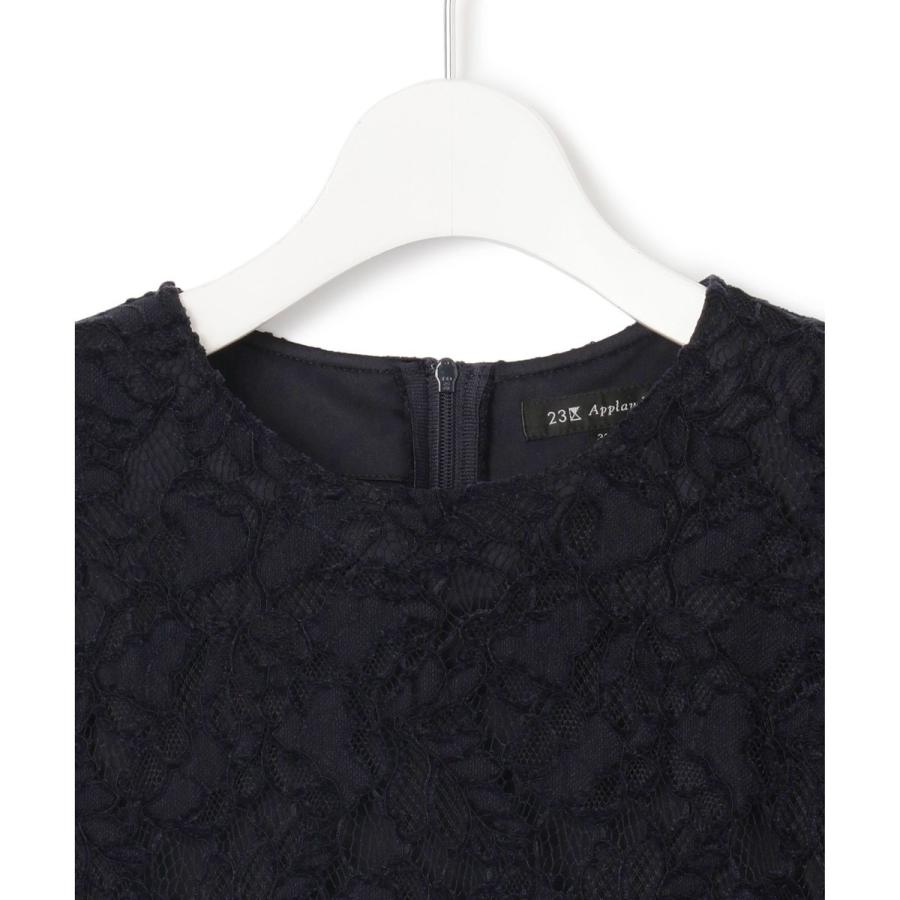 23区 【APPLAUDIR】モールラインフラワーレース ドレス : マルイ(丸井