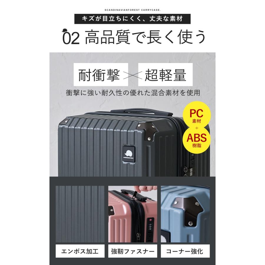 希少♦️フエキくんキャリー♦️ブラック♦️Mサイズ♦️新品　送料込 SCANDINAVIAN FOREST】キャリーケース Lサイズ TSAロック : マルイ