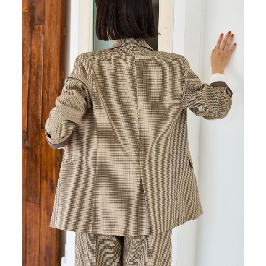 VIS（ビス） 【美easy】ウーリッシュダブルブレストテーラード