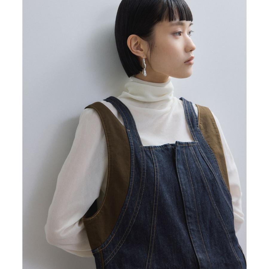 ADAM ET ROPE'（アダムエロペ） 【WEB限定】バイカラーサロペット