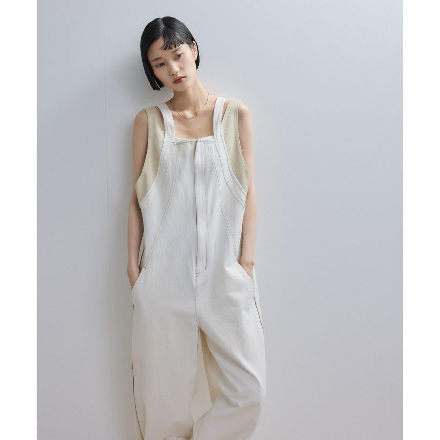 ADAM ET ROPE'（アダムエロペ） 【WEB限定】バイカラーサロペット