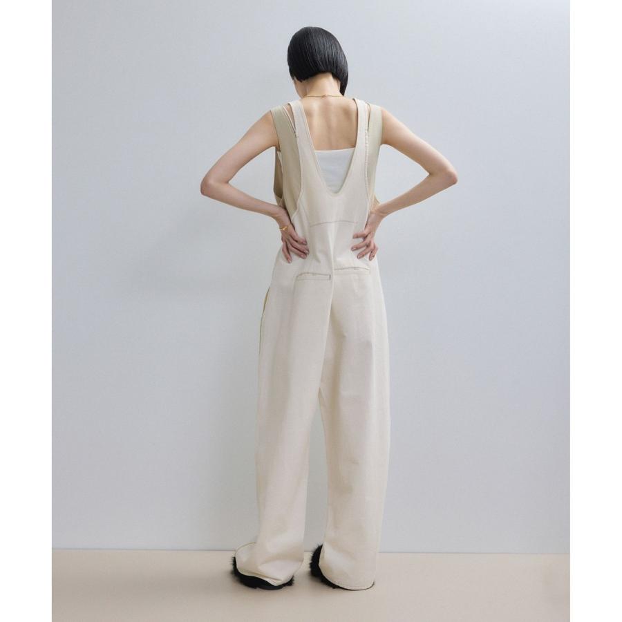 ADAM ET ROPE'（アダムエロペ） 【WEB限定】バイカラーサロペット