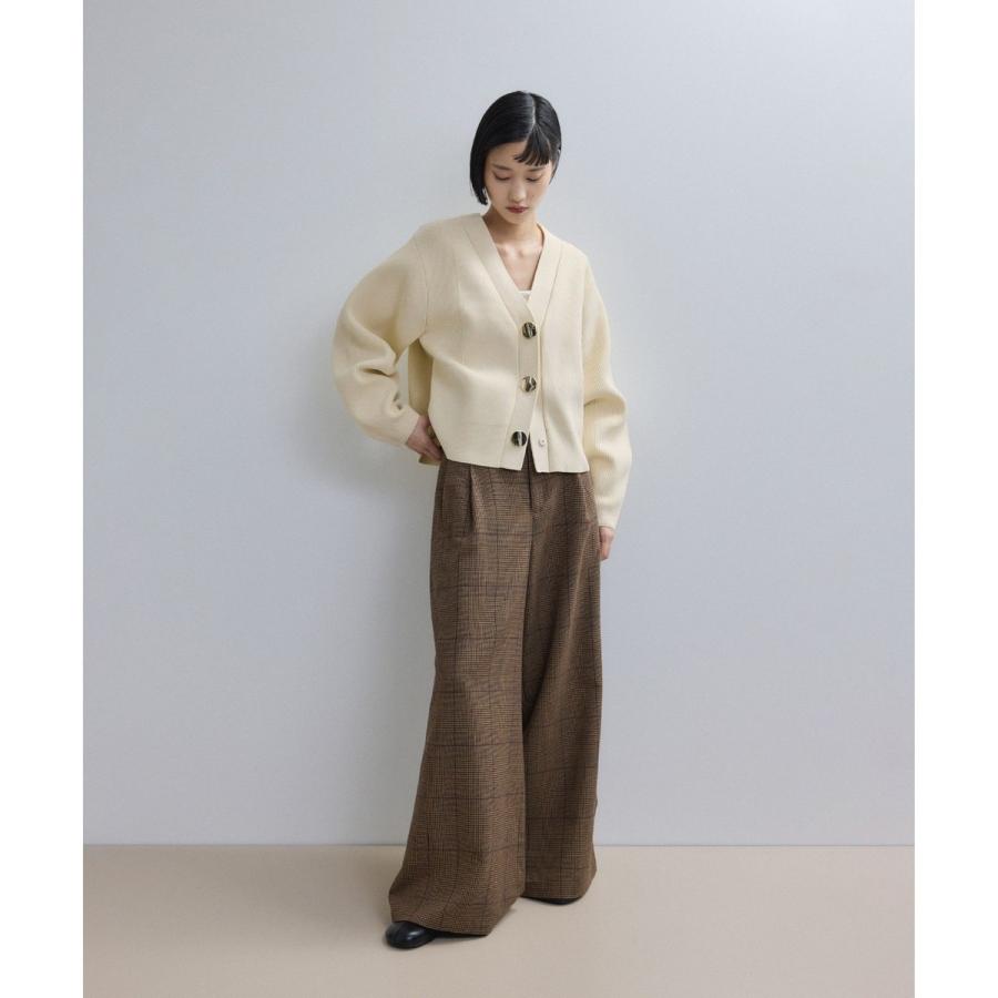 a*a様 アダムエロペ　セレクトネックウェーブボタンカーディガン グレー ADAM ET ROPE'（アダムエロペ） 【WEB限定】・【サステナブル