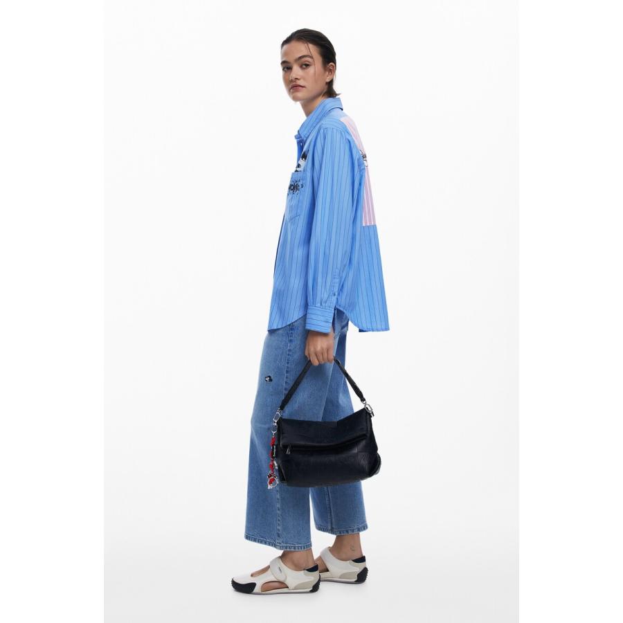 ミッキー フェイクレザー 2WAYフラップバッグ Desigual 【Disneyコラボ