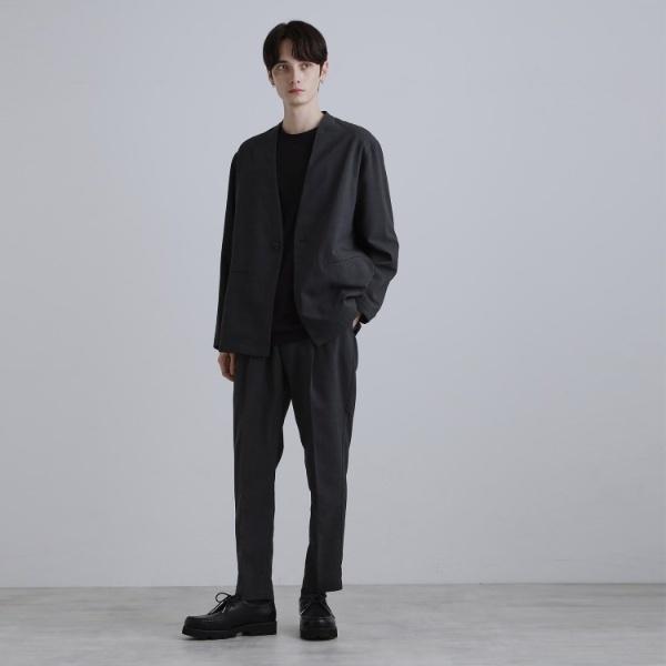 美品！NEW ERA ブラック ジャケット パンツ セット XL リネンスーツ セットアップ BLACK LABEL SS26 ブラック | ニューエラ